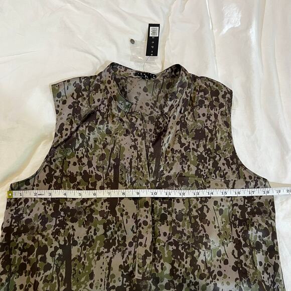 Theory NWT Sleeveless Sinaclaire Silk Blouse size M - Picture 8 of 11